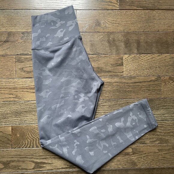 Zyia Active Battleship Gray Camo‎ Luce High Rise Leggings Athleisure 2 - Picture 2 of 9